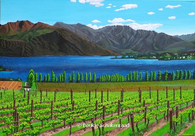 Rippon Vineyard New Zealand - Boukjes art